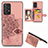 Coque Ultra Fine Silicone Souple Housse Etui avec Aimante Magnetique S04D pour Samsung Galaxy A52 4G Or Rose