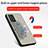 Coque Ultra Fine Silicone Souple Housse Etui avec Aimante Magnetique S04D pour Samsung Galaxy A72 4G Petit