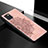 Coque Ultra Fine Silicone Souple Housse Etui avec Aimante Magnetique S04D pour Samsung Galaxy A81 Or Rose