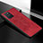 Coque Ultra Fine Silicone Souple Housse Etui avec Aimante Magnetique S04D pour Samsung Galaxy A91 Rouge