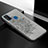Coque Ultra Fine Silicone Souple Housse Etui avec Aimante Magnetique S04D pour Samsung Galaxy M30s Gris
