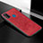 Coque Ultra Fine Silicone Souple Housse Etui avec Aimante Magnetique S04D pour Samsung Galaxy M30s Rouge