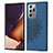 Coque Ultra Fine Silicone Souple Housse Etui avec Aimante Magnetique S04D pour Samsung Galaxy Note 20 Ultra 5G Bleu