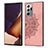 Coque Ultra Fine Silicone Souple Housse Etui avec Aimante Magnetique S04D pour Samsung Galaxy Note 20 Ultra 5G Or Rose