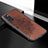 Coque Ultra Fine Silicone Souple Housse Etui avec Aimante Magnetique S04D pour Samsung Galaxy S20 5G Marron