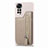 Coque Ultra Fine Silicone Souple Housse Etui avec Aimante Magnetique S04D pour Xiaomi Redmi Note 11 4G (2022) Beige