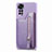 Coque Ultra Fine Silicone Souple Housse Etui avec Aimante Magnetique S04D pour Xiaomi Redmi Note 11S 4G Violet