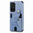 Coque Ultra Fine Silicone Souple Housse Etui avec Aimante Magnetique S04D pour Xiaomi Redmi Note 11T 5G Bleu