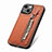 Coque Ultra Fine Silicone Souple Housse Etui avec Aimante Magnetique S05D pour Apple iPhone 13 Petit