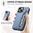 Coque Ultra Fine Silicone Souple Housse Etui avec Aimante Magnetique S05D pour Apple iPhone 13 Petit