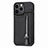 Coque Ultra Fine Silicone Souple Housse Etui avec Aimante Magnetique S05D pour Apple iPhone 13 Pro Max Petit