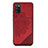 Coque Ultra Fine Silicone Souple Housse Etui avec Aimante Magnetique S05D pour Samsung Galaxy A02s Rouge