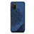 Coque Ultra Fine Silicone Souple Housse Etui avec Aimante Magnetique S05D pour Samsung Galaxy A03s Bleu