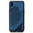 Coque Ultra Fine Silicone Souple Housse Etui avec Aimante Magnetique S05D pour Samsung Galaxy A10s Bleu
