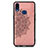 Coque Ultra Fine Silicone Souple Housse Etui avec Aimante Magnetique S05D pour Samsung Galaxy A10s Or Rose