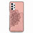 Coque Ultra Fine Silicone Souple Housse Etui avec Aimante Magnetique S05D pour Samsung Galaxy A32 5G Or Rose