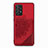 Coque Ultra Fine Silicone Souple Housse Etui avec Aimante Magnetique S05D pour Samsung Galaxy A52s 5G Rouge