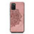 Coque Ultra Fine Silicone Souple Housse Etui avec Aimante Magnetique S05D pour Samsung Galaxy F02S SM-E025F Or Rose