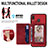 Coque Ultra Fine Silicone Souple Housse Etui avec Aimante Magnetique S05D pour Samsung Galaxy M20 Petit