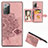 Coque Ultra Fine Silicone Souple Housse Etui avec Aimante Magnetique S05D pour Samsung Galaxy Note 20 5G Or Rose