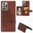 Coque Ultra Fine Silicone Souple Housse Etui avec Aimante Magnetique S05D pour Samsung Galaxy Note 20 Ultra 5G Marron