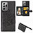 Coque Ultra Fine Silicone Souple Housse Etui avec Aimante Magnetique S05D pour Samsung Galaxy Note 20 Ultra 5G Noir