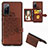 Coque Ultra Fine Silicone Souple Housse Etui avec Aimante Magnetique S05D pour Samsung Galaxy S20 FE (2022) 5G Marron