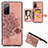 Coque Ultra Fine Silicone Souple Housse Etui avec Aimante Magnetique S05D pour Samsung Galaxy S20 FE (2022) 5G Or Rose