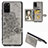 Coque Ultra Fine Silicone Souple Housse Etui avec Aimante Magnetique S05D pour Samsung Galaxy S20 Plus 5G Gris