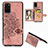 Coque Ultra Fine Silicone Souple Housse Etui avec Aimante Magnetique S05D pour Samsung Galaxy S20 Plus 5G Or Rose