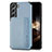 Coque Ultra Fine Silicone Souple Housse Etui avec Aimante Magnetique S05D pour Samsung Galaxy S24 5G Bleu