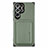 Coque Ultra Fine Silicone Souple Housse Etui avec Aimante Magnetique S05D pour Samsung Galaxy S24 Ultra 5G Vert