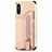 Coque Ultra Fine Silicone Souple Housse Etui avec Aimante Magnetique S05D pour Xiaomi Redmi 9i Or