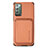 Coque Ultra Fine Silicone Souple Housse Etui avec Aimante Magnetique S06D pour Samsung Galaxy Note 20 5G Marron