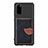 Coque Ultra Fine Silicone Souple Housse Etui avec Aimante Magnetique S06D pour Samsung Galaxy S20 Noir