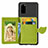 Coque Ultra Fine Silicone Souple Housse Etui avec Aimante Magnetique S06D pour Samsung Galaxy S20 Petit