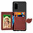 Coque Ultra Fine Silicone Souple Housse Etui avec Aimante Magnetique S06D pour Samsung Galaxy S20 Petit