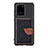 Coque Ultra Fine Silicone Souple Housse Etui avec Aimante Magnetique S06D pour Samsung Galaxy S20 Ultra 5G Noir