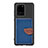 Coque Ultra Fine Silicone Souple Housse Etui avec Aimante Magnetique S06D pour Samsung Galaxy S20 Ultra 5G Petit