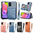 Coque Ultra Fine Silicone Souple Housse Etui avec Aimante Magnetique S07D pour Samsung Galaxy F02S SM-E025F Petit