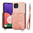 Coque Ultra Fine Silicone Souple Housse Etui avec Aimante Magnetique S08D pour Samsung Galaxy A22s 5G Rose
