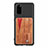 Coque Ultra Fine Silicone Souple Housse Etui avec Aimante Magnetique S08D pour Samsung Galaxy S20 5G Marron