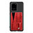 Coque Ultra Fine Silicone Souple Housse Etui avec Aimante Magnetique S08D pour Samsung Galaxy S20 Ultra Petit