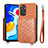 Coque Ultra Fine Silicone Souple Housse Etui avec Aimante Magnetique S08D pour Xiaomi Redmi Note 11 4G (2022) Marron