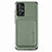 Coque Ultra Fine Silicone Souple Housse Etui avec Aimante Magnetique S09D pour Samsung Galaxy A52 4G Vert