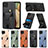 Coque Ultra Fine Silicone Souple Housse Etui avec Aimante Magnetique S09D pour Samsung Galaxy F12 Petit