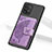 Coque Ultra Fine Silicone Souple Housse Etui avec Aimante Magnetique S09D pour Samsung Galaxy M80S Violet