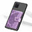 Coque Ultra Fine Silicone Souple Housse Etui avec Aimante Magnetique S09D pour Samsung Galaxy Note 10 Lite Violet