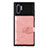 Coque Ultra Fine Silicone Souple Housse Etui avec Aimante Magnetique S09D pour Samsung Galaxy Note 10 Plus 5G Rose