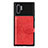 Coque Ultra Fine Silicone Souple Housse Etui avec Aimante Magnetique S09D pour Samsung Galaxy Note 10 Plus 5G Rouge